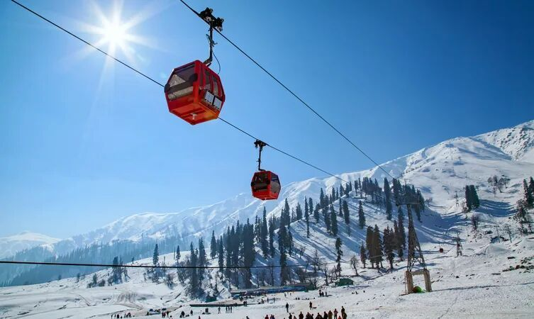 Gulmarg Gondola in Kashmir for Trippy Travels destination guide and curated itinerary