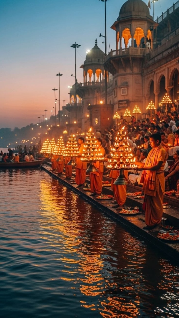 Trippy Travels - Ganges Aarti & Himalayan Yoga Travel Experience Ganges Aarti & Himalayan Yoga spiritual india travel package visual for Trippy Travels curated itinerary and premium experience