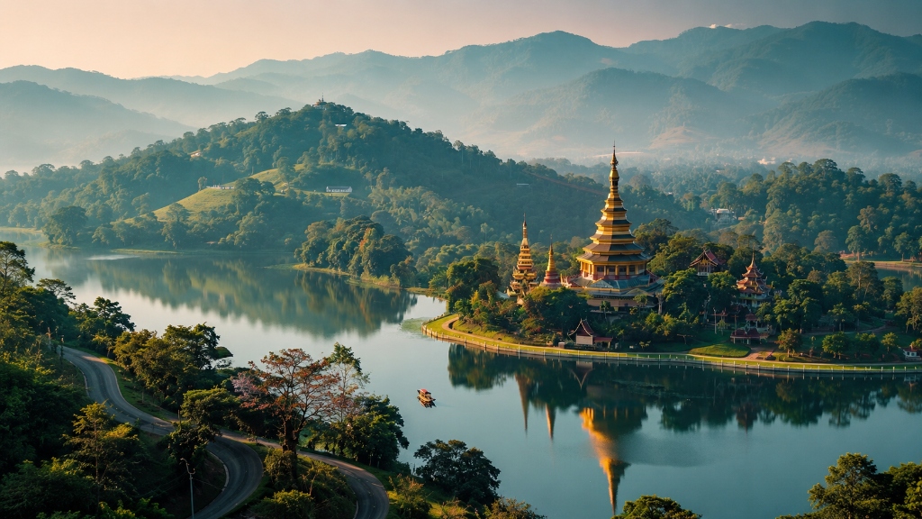 Trippy Travels - Thailand Travel Experience Thailand skyline and cultural travel experience for Trippy Travels international itinerary