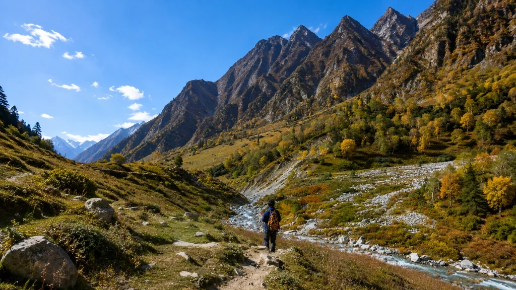 Beas Kund Trek trail in Manali, Himachal Pradesh for Trippy Travels trekking adventure itinerary