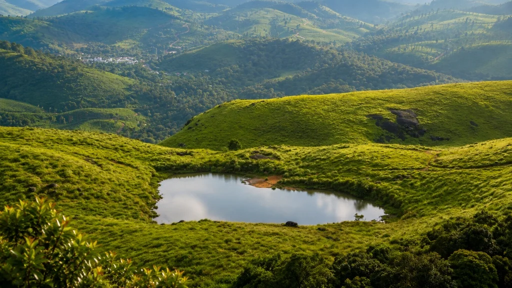 Chembra Peak Trek trail in Wayanad, Kerala for Trippy Travels trekking adventure itinerary